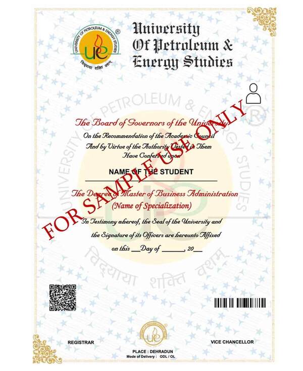 upes-certificate